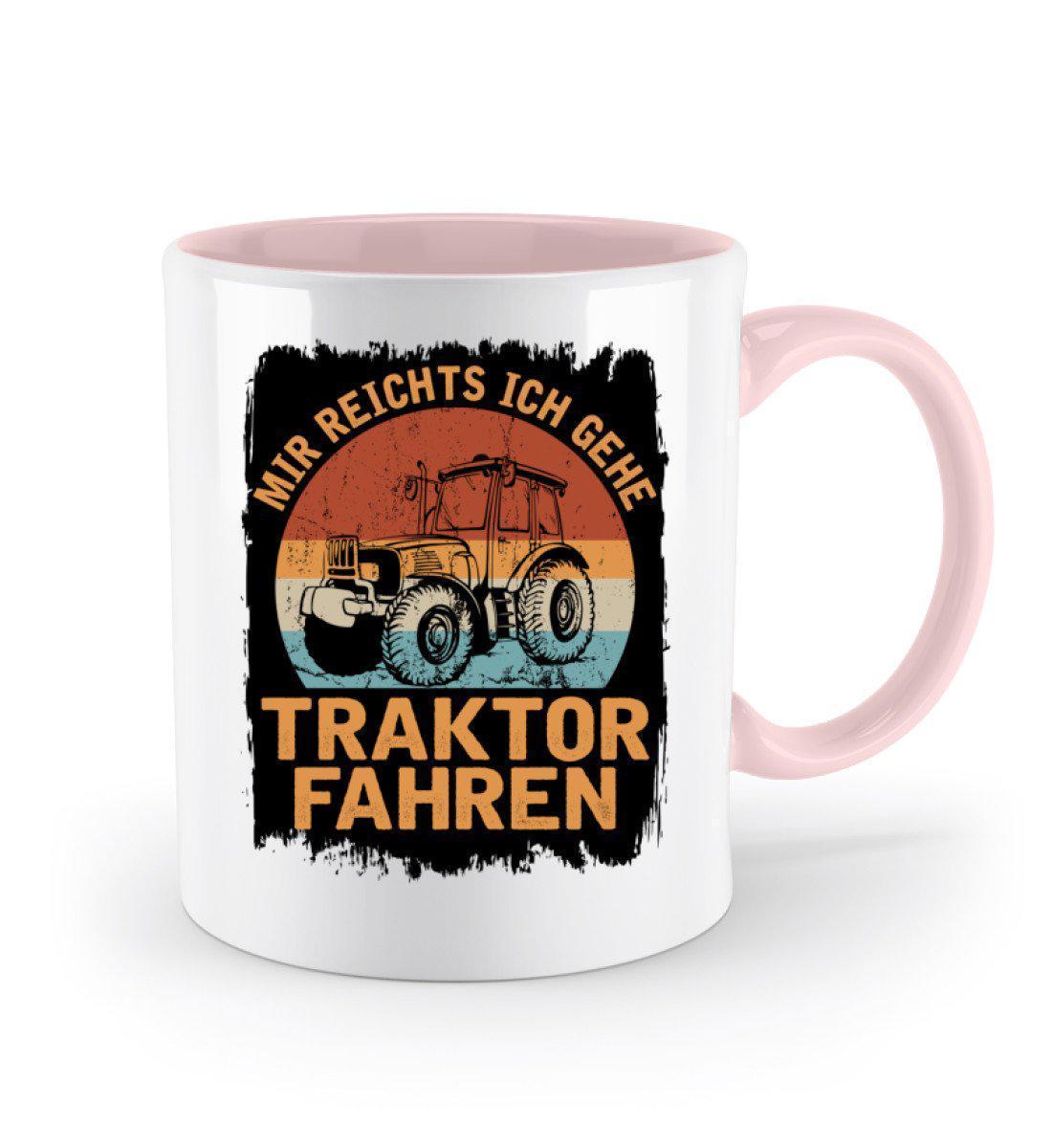 Ich gehe Traktor fahren Retro · Keramik Tasse zweifarbig-Keramik Tasse Zweifarbig-Agrarstarz
