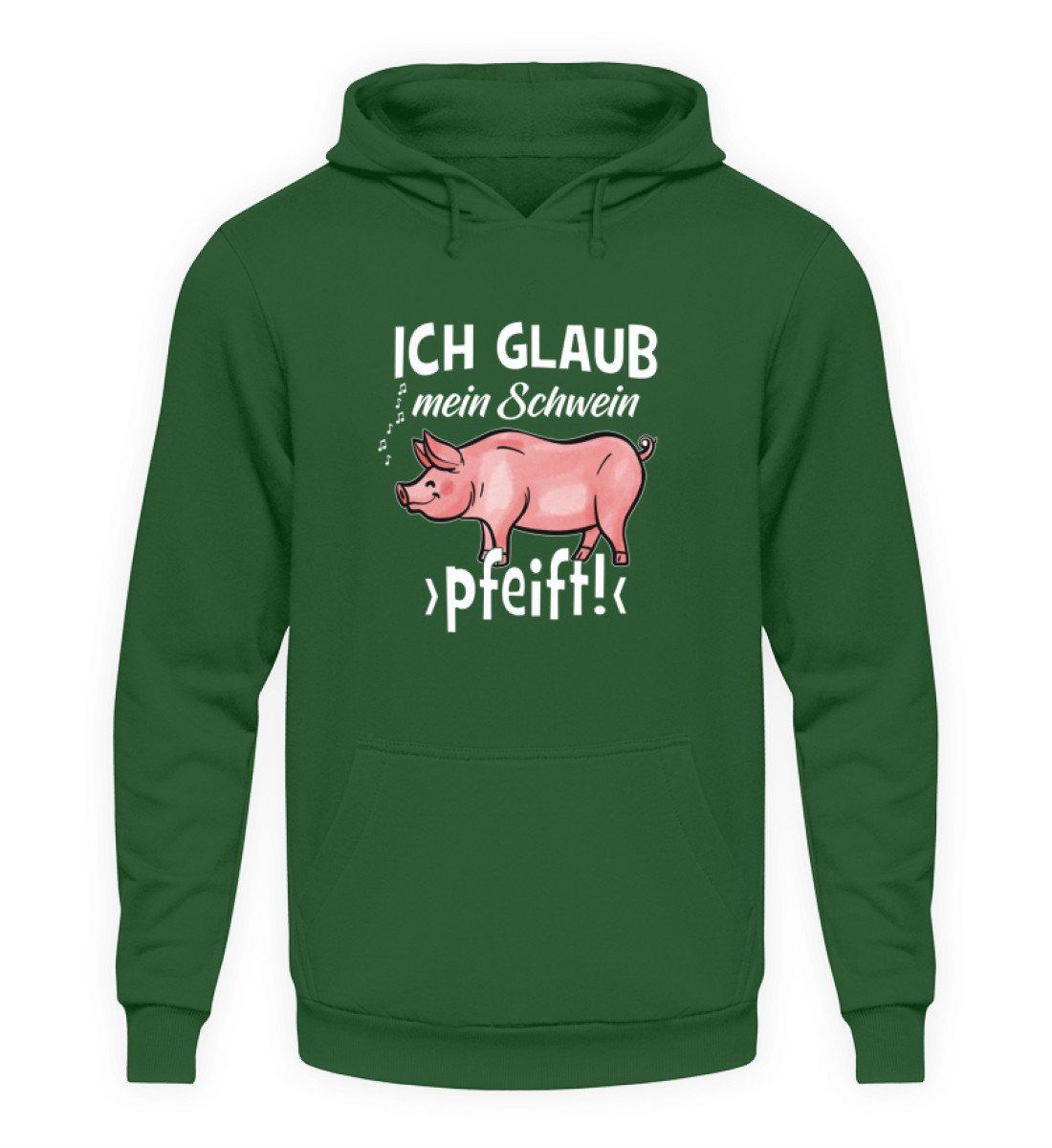 Ich glaub mein Schwein pfeift · Unisex Kapuzenpullover Hoodie-Unisex Hoodie-Bottle Green-S-Agrarstarz