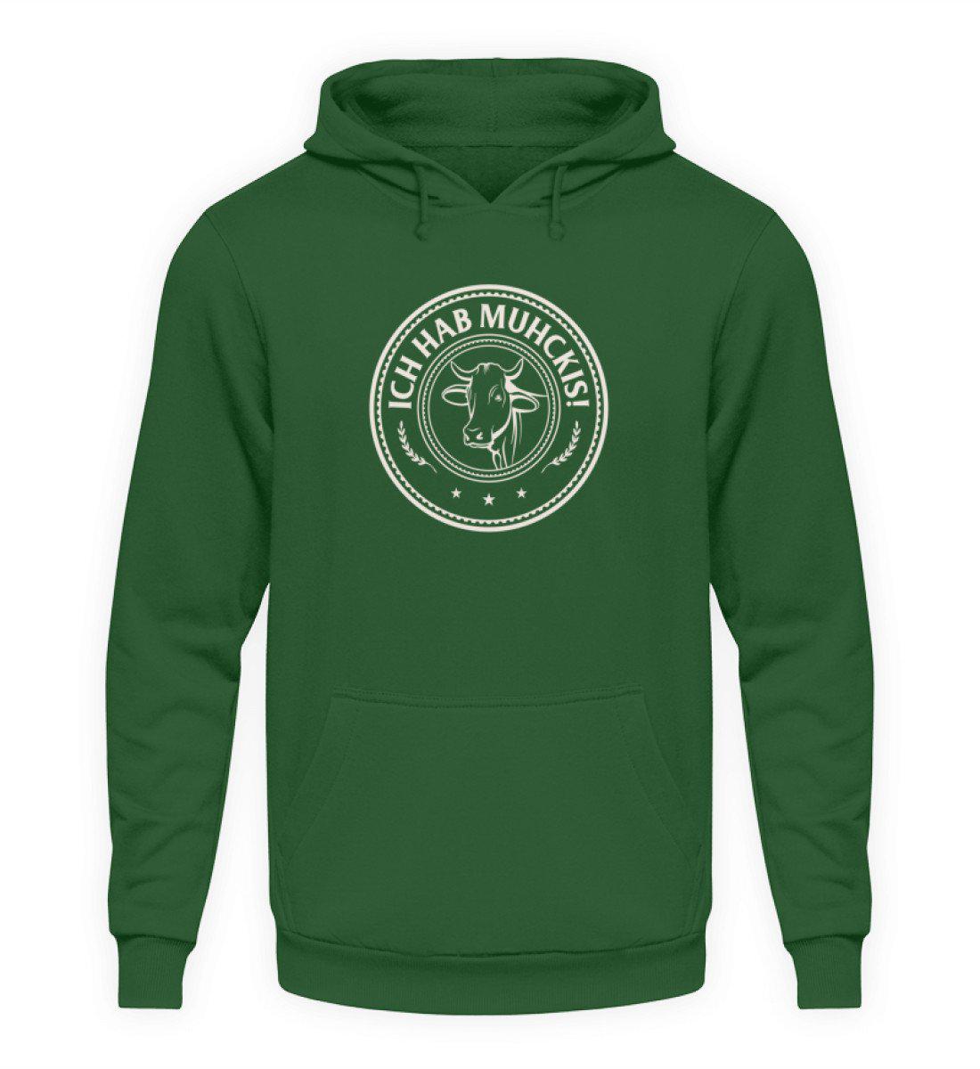 Ich hab Muhckis · Unisex Kapuzenpullover Hoodie-Unisex Hoodie-Bottle Green-S-Agrarstarz