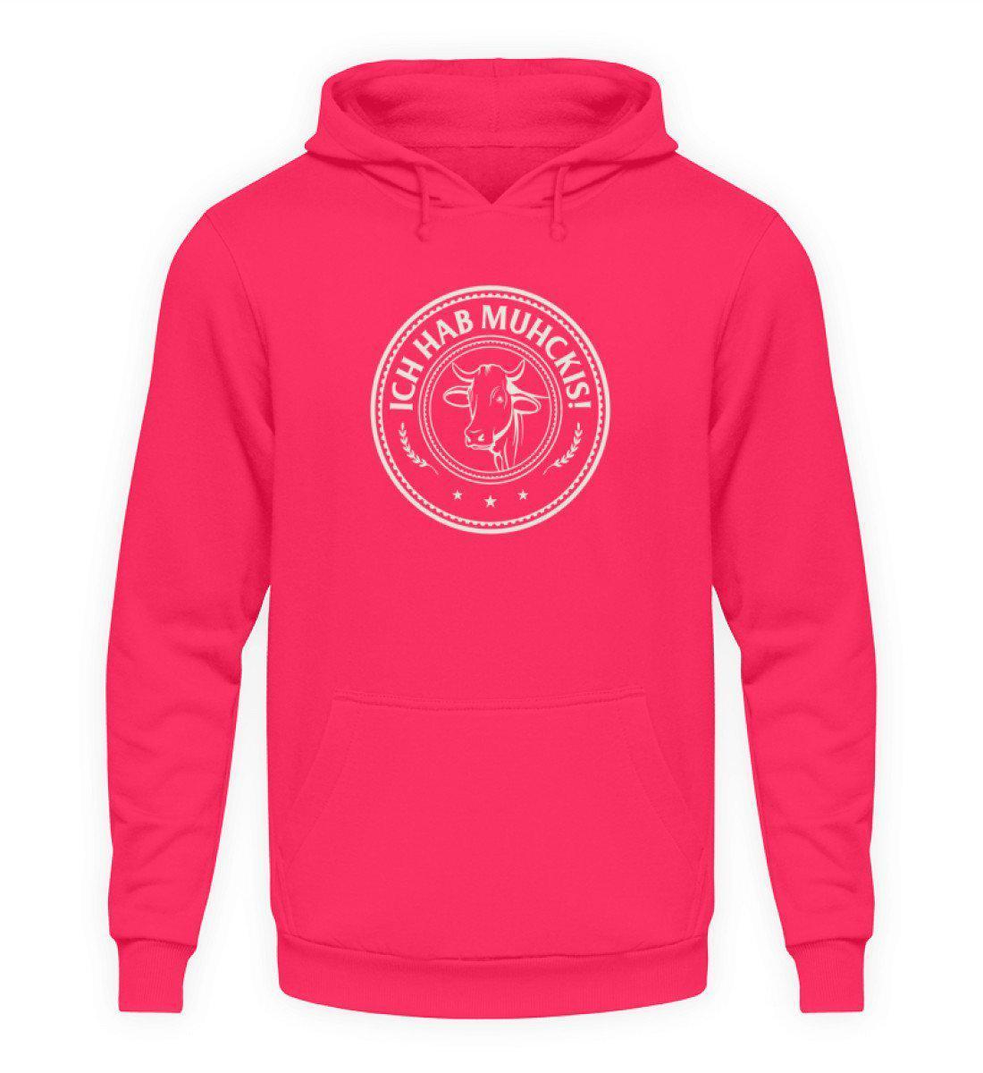 Ich hab Muhckis · Unisex Kapuzenpullover Hoodie-Unisex Hoodie-Hot Pink-S-Agrarstarz