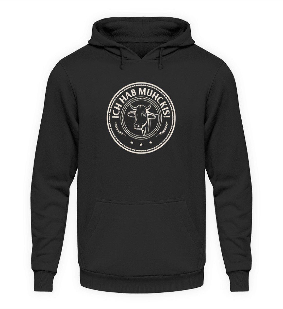 Ich hab Muhckis · Unisex Kapuzenpullover Hoodie-Unisex Hoodie-Jet Black-S-Agrarstarz