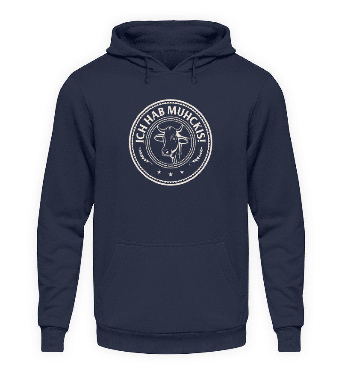 Ich hab Muhckis · Unisex Kapuzenpullover Hoodie-Unisex Hoodie-Oxford Navy-S-Agrarstarz