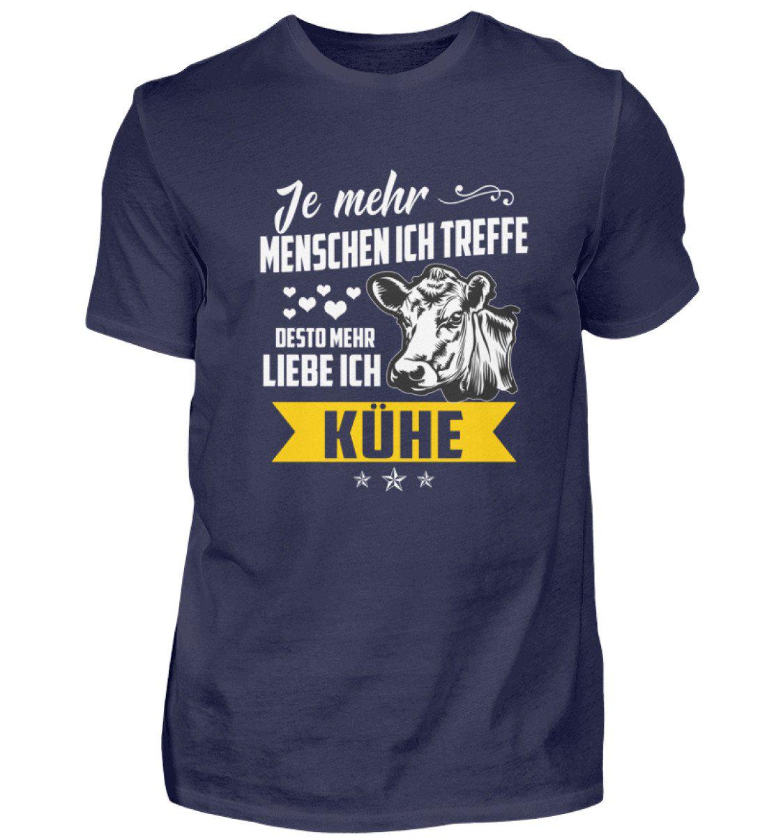 Ich liebe Kühe · Herren T-Shirt-Herren Basic T-Shirt-Navy-S-Agrarstarz