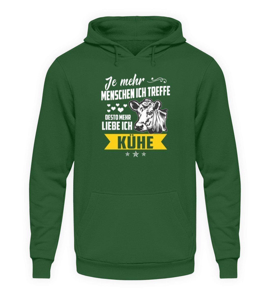 Ich liebe Kühe · Unisex Kapuzenpullover Hoodie-Unisex Hoodie-Bottle Green-L-Agrarstarz