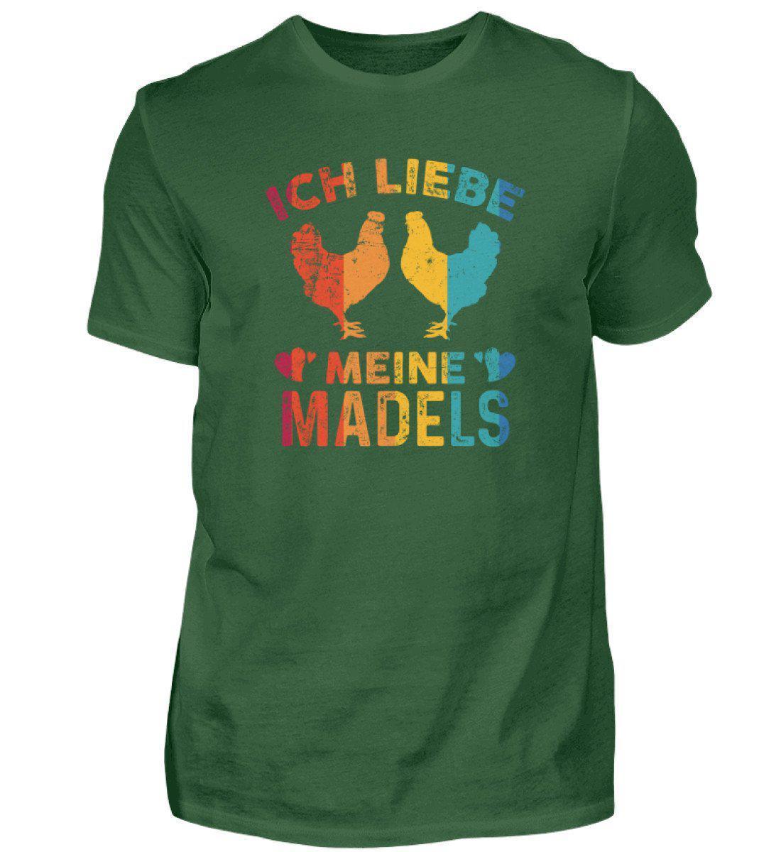 Ich liebe meine Mädels Retro · Herren T-Shirt-Herren Basic T-Shirt-Bottle Green-S-Agrarstarz