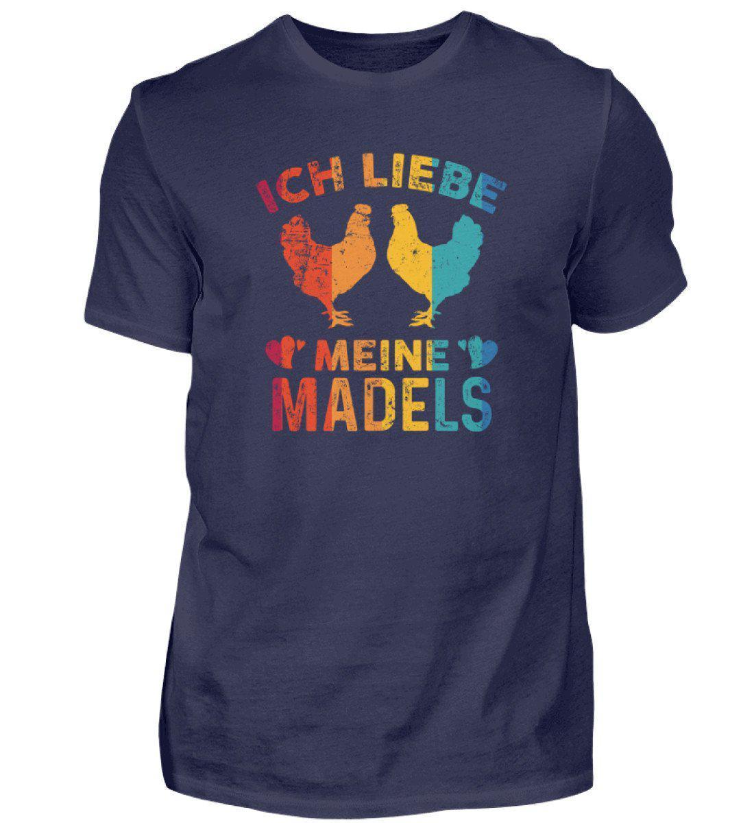 Ich liebe meine Mädels Retro · Herren T-Shirt-Herren Basic T-Shirt-Navy-S-Agrarstarz
