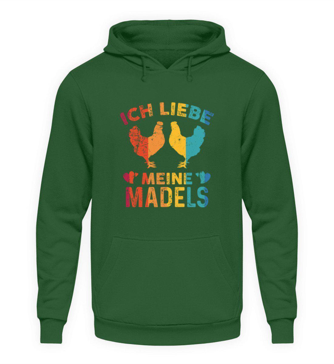 Ich liebe meine Mädels Retro · Unisex Kapuzenpullover Hoodie-Unisex Hoodie-Bottle Green-S-Agrarstarz