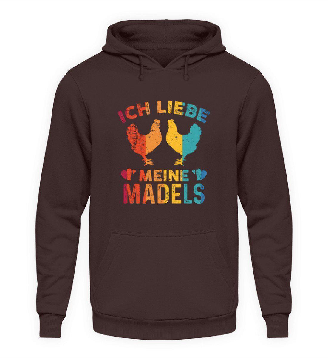Ich liebe meine Mädels Retro · Unisex Kapuzenpullover Hoodie-Unisex Hoodie-Hot Chocolate-S-Agrarstarz