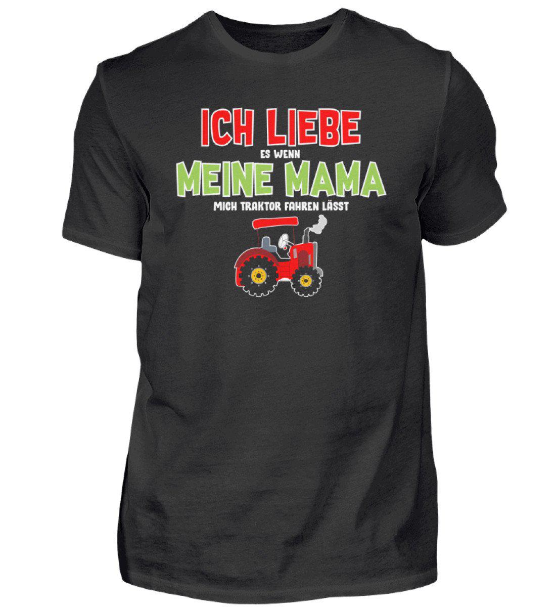 Ich liebe meine Mama · Herren T-Shirt-Herren Basic T-Shirt-Black-S-Agrarstarz
