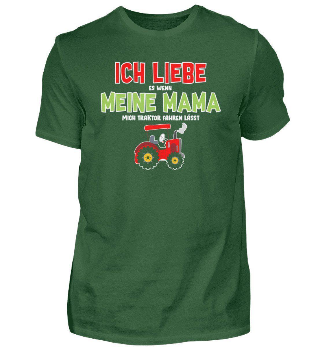 Ich liebe meine Mama · Herren T-Shirt-Herren Basic T-Shirt-Bottle Green-S-Agrarstarz