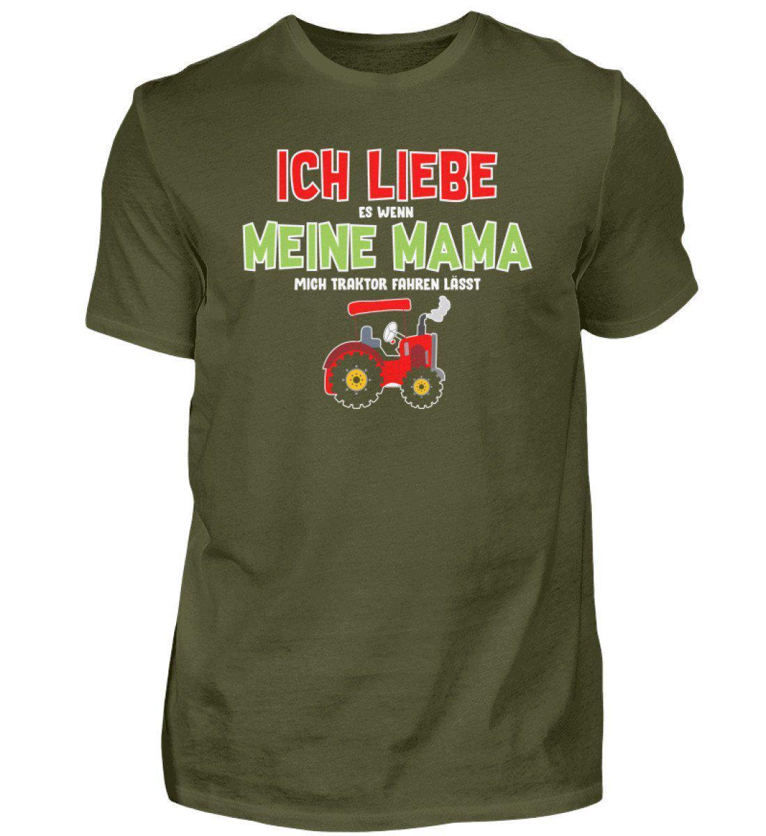 Ich liebe meine Mama · Herren T-Shirt-Herren Basic T-Shirt-Urban Khaki-S-Agrarstarz