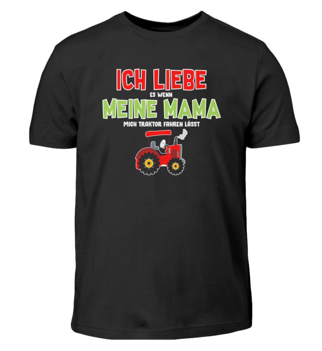 Ich liebe meine Mama · Kinder T-Shirt-Kinder T-Shirt-Black-3/4 (98/104)-Agrarstarz
