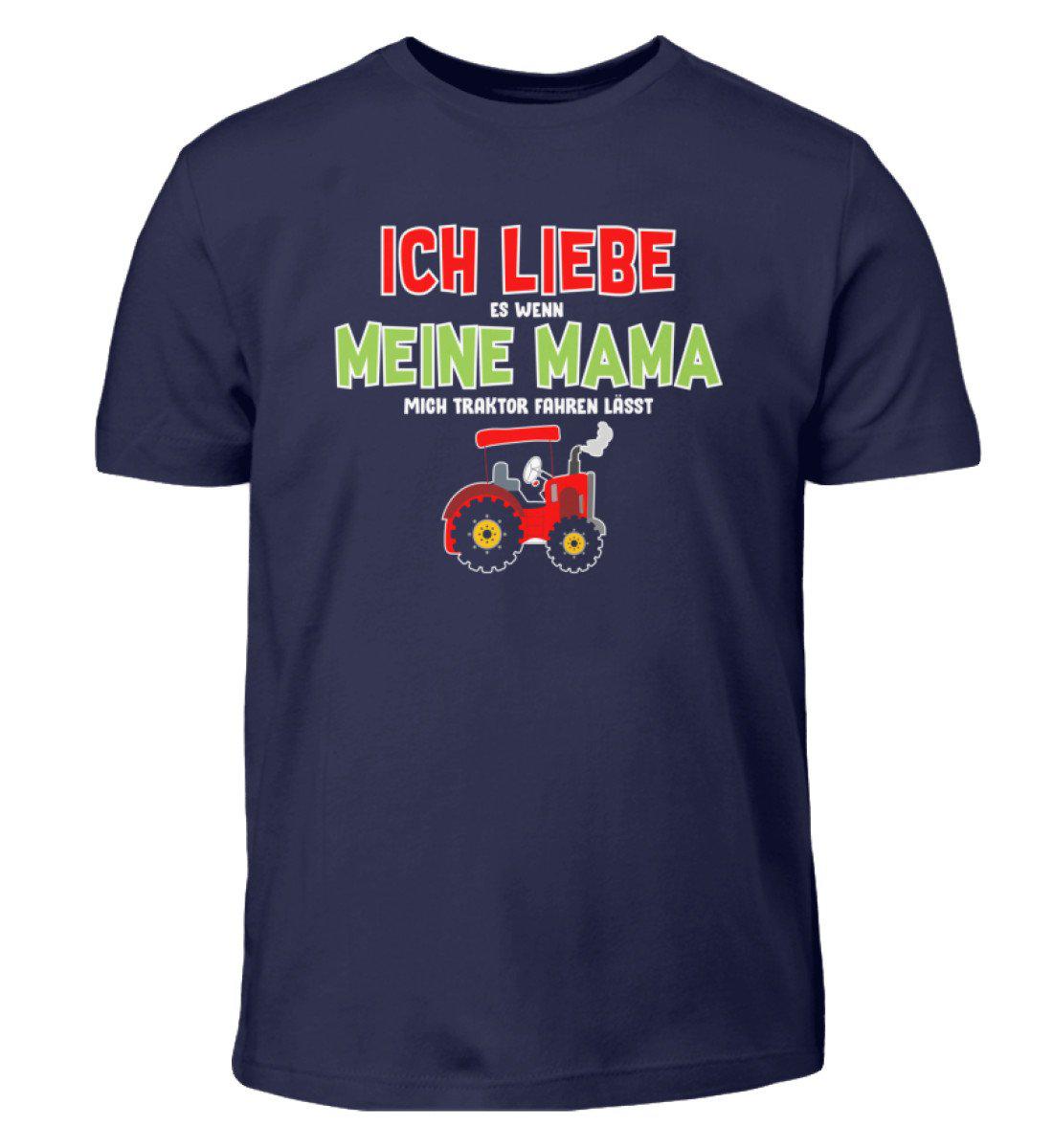 Ich liebe meine Mama · Kinder T-Shirt-Kinder T-Shirt-Navy-3/4 (98/104)-Agrarstarz
