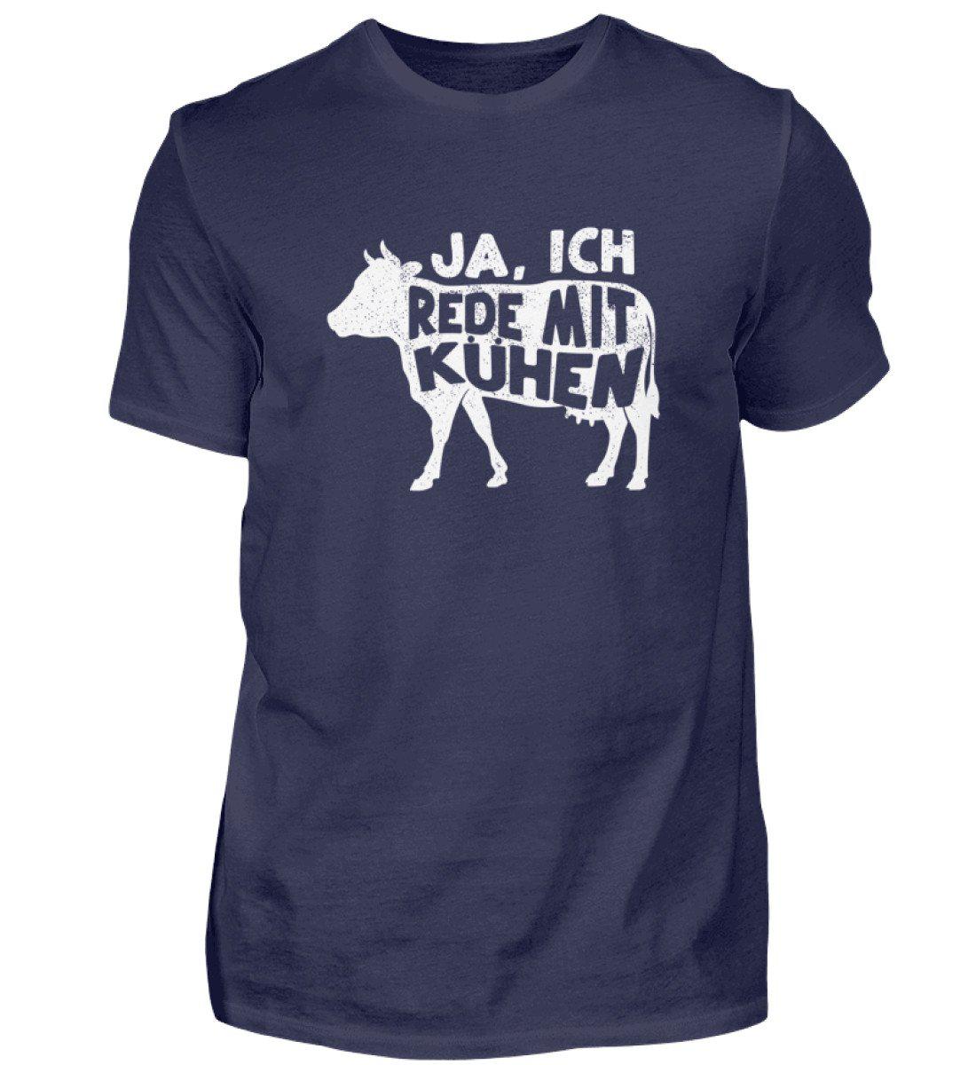 Ich rede mit Kühen · Herren T-Shirt-Herren Basic T-Shirt-Navy-S-Agrarstarz