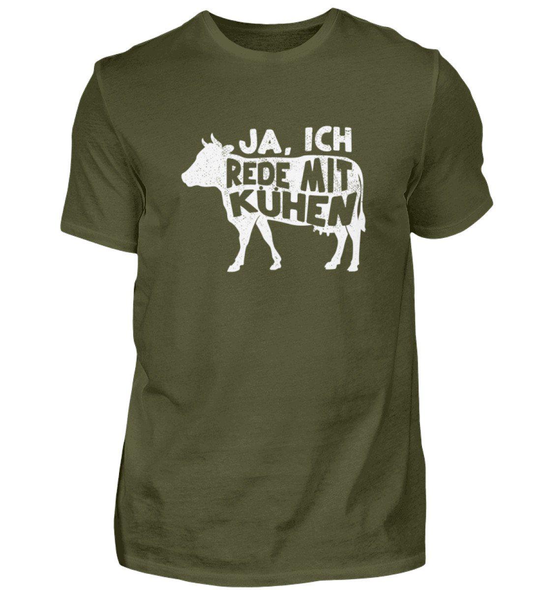 Ich rede mit Kühen · Herren T-Shirt-Herren Basic T-Shirt-Urban Khaki-S-Agrarstarz