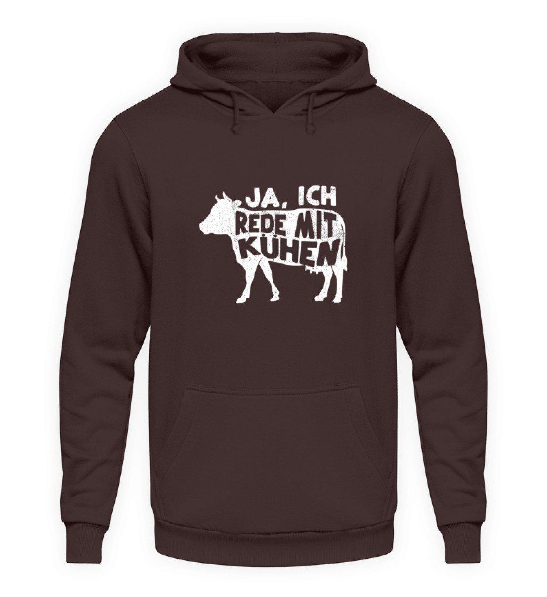 Ich rede mit Kühen · Unisex Kapuzenpullover Hoodie-Unisex Hoodie-Hot Chocolate-S-Agrarstarz