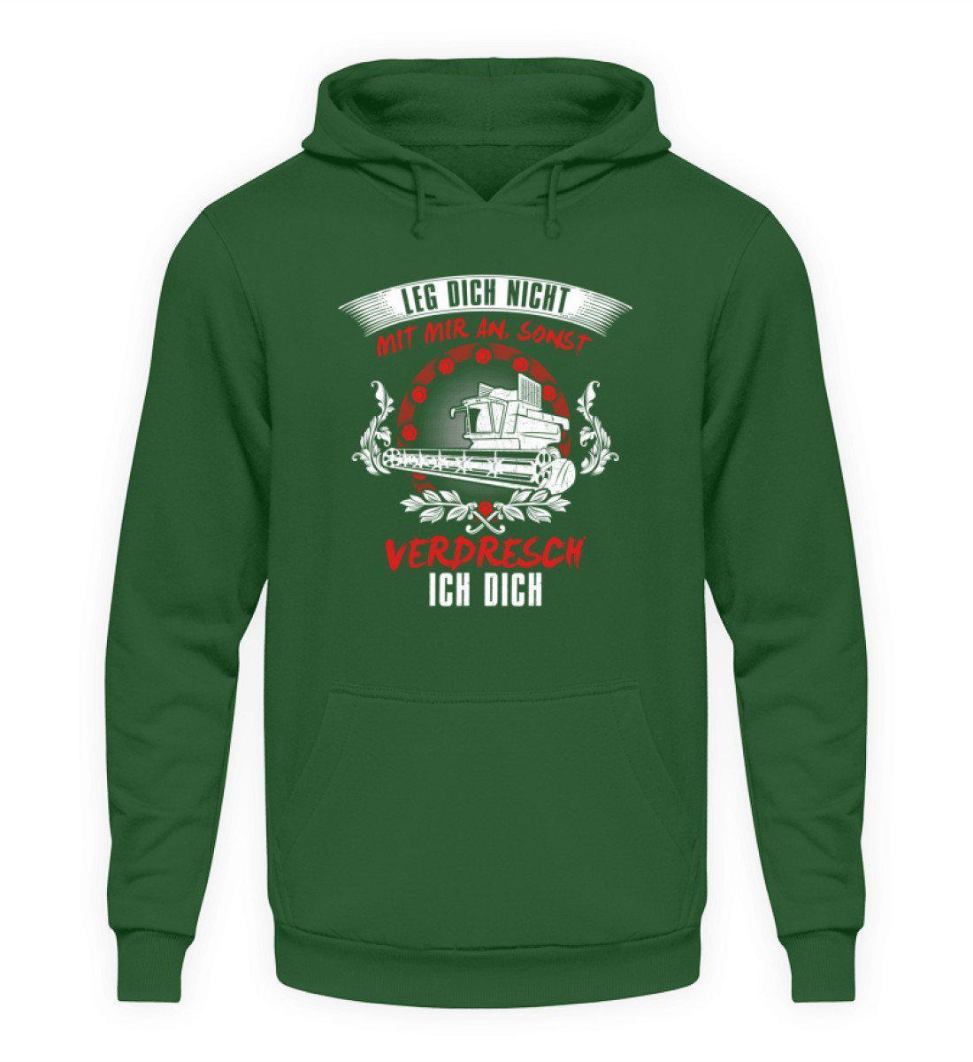 Ich verdresch dich · Unisex Kapuzenpullover Hoodie-Unisex Hoodie-Bottle Green-L-Agrarstarz