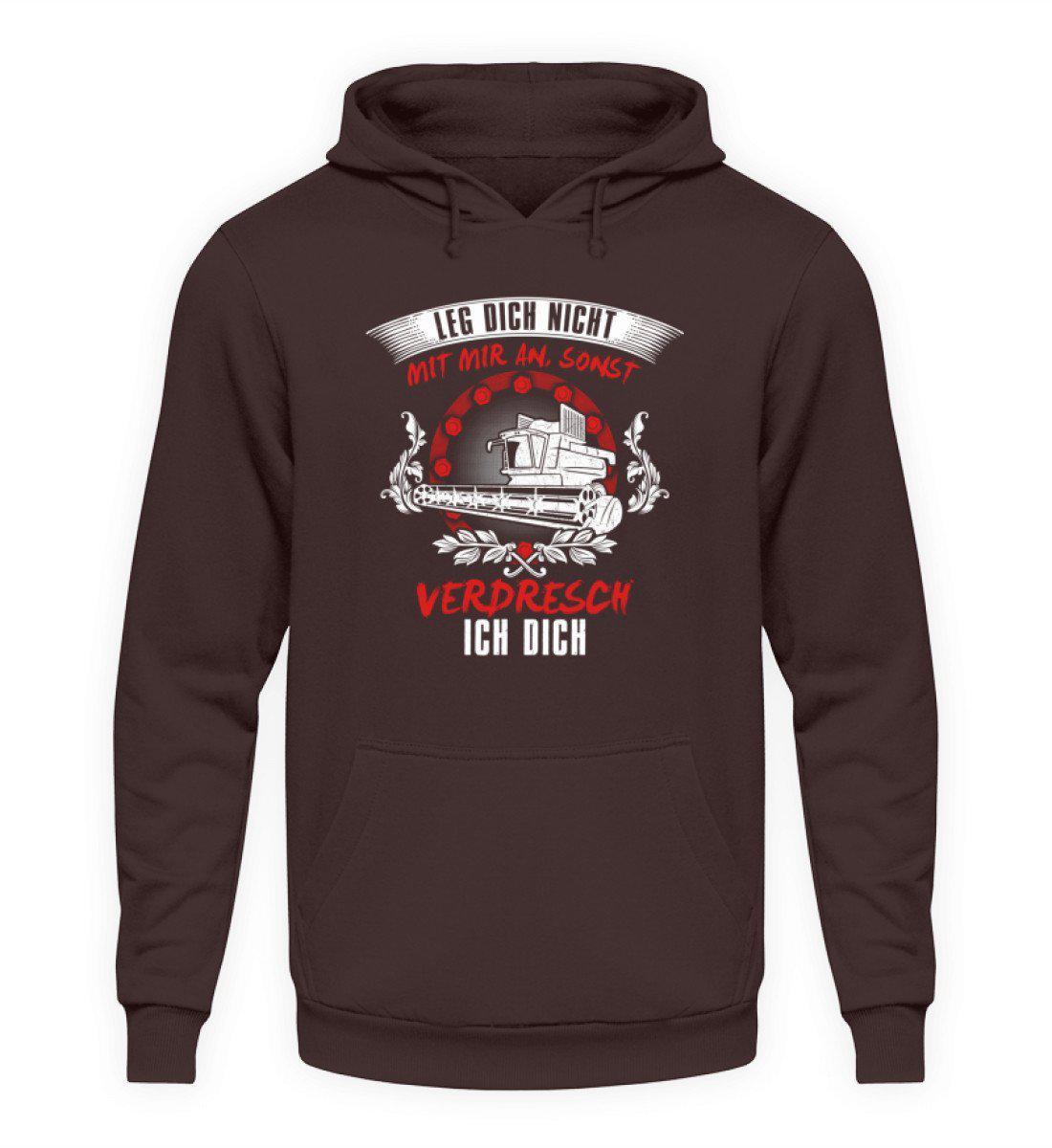 Ich verdresch dich · Unisex Kapuzenpullover Hoodie-Unisex Hoodie-Hot Chocolate-L-Agrarstarz