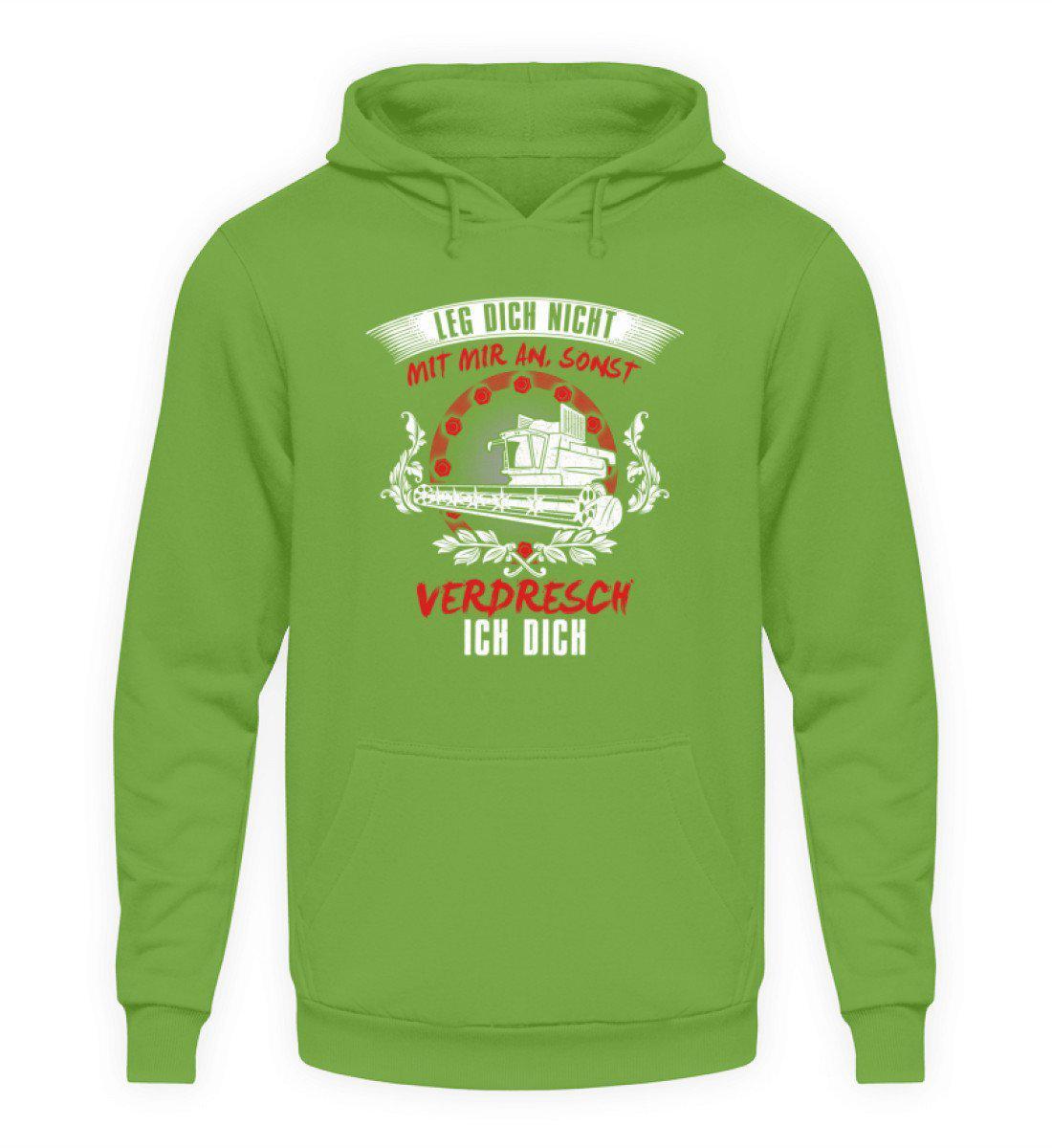 Ich verdresch dich · Unisex Kapuzenpullover Hoodie-Unisex Hoodie-LimeGreen-L-Agrarstarz