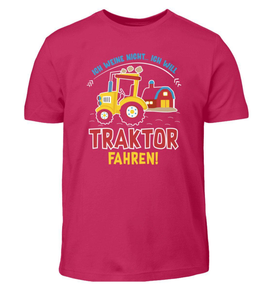 Ich will Traktor fahren · Kinder T-Shirt-Kinder T-Shirt-Sorbet-3/4 (98/104)-Agrarstarz