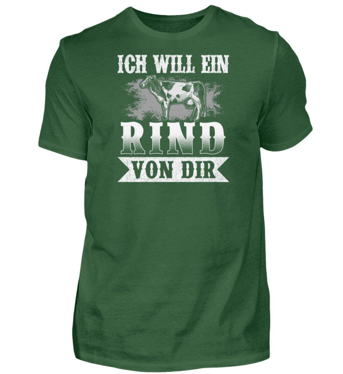 Ich will ein Rind von dir · Herren T-Shirt-Herren Basic T-Shirt-Bottle Green-S-Agrarstarz
