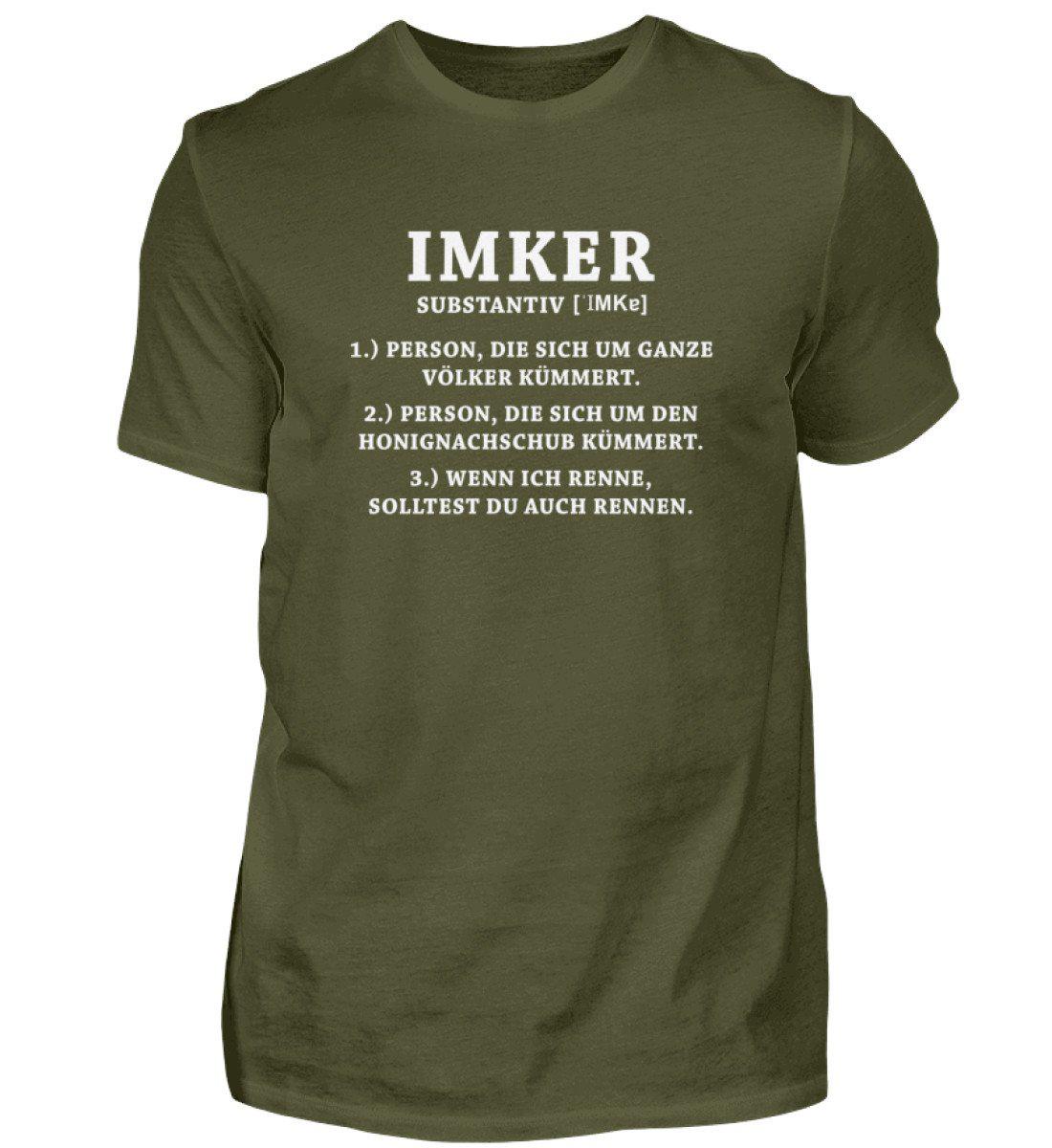 Imker Substantiv Lexikon · Herren T-Shirt-Herren Basic T-Shirt-Urban Khaki-S-Agrarstarz