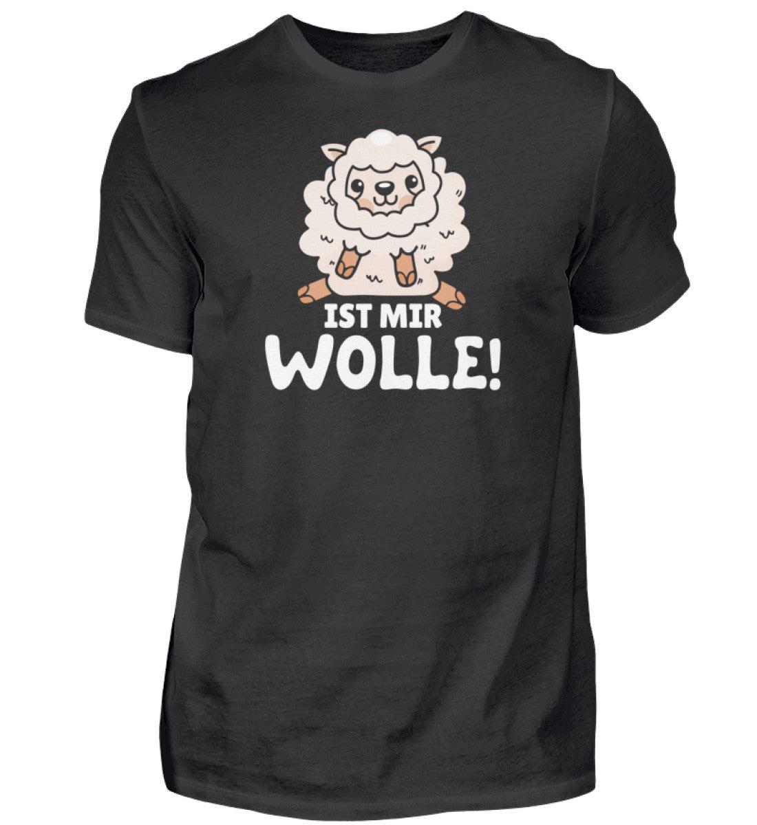 Ist mir Wolle! · Herren T-Shirt-Herren Basic T-Shirt-Black-S-Agrarstarz
