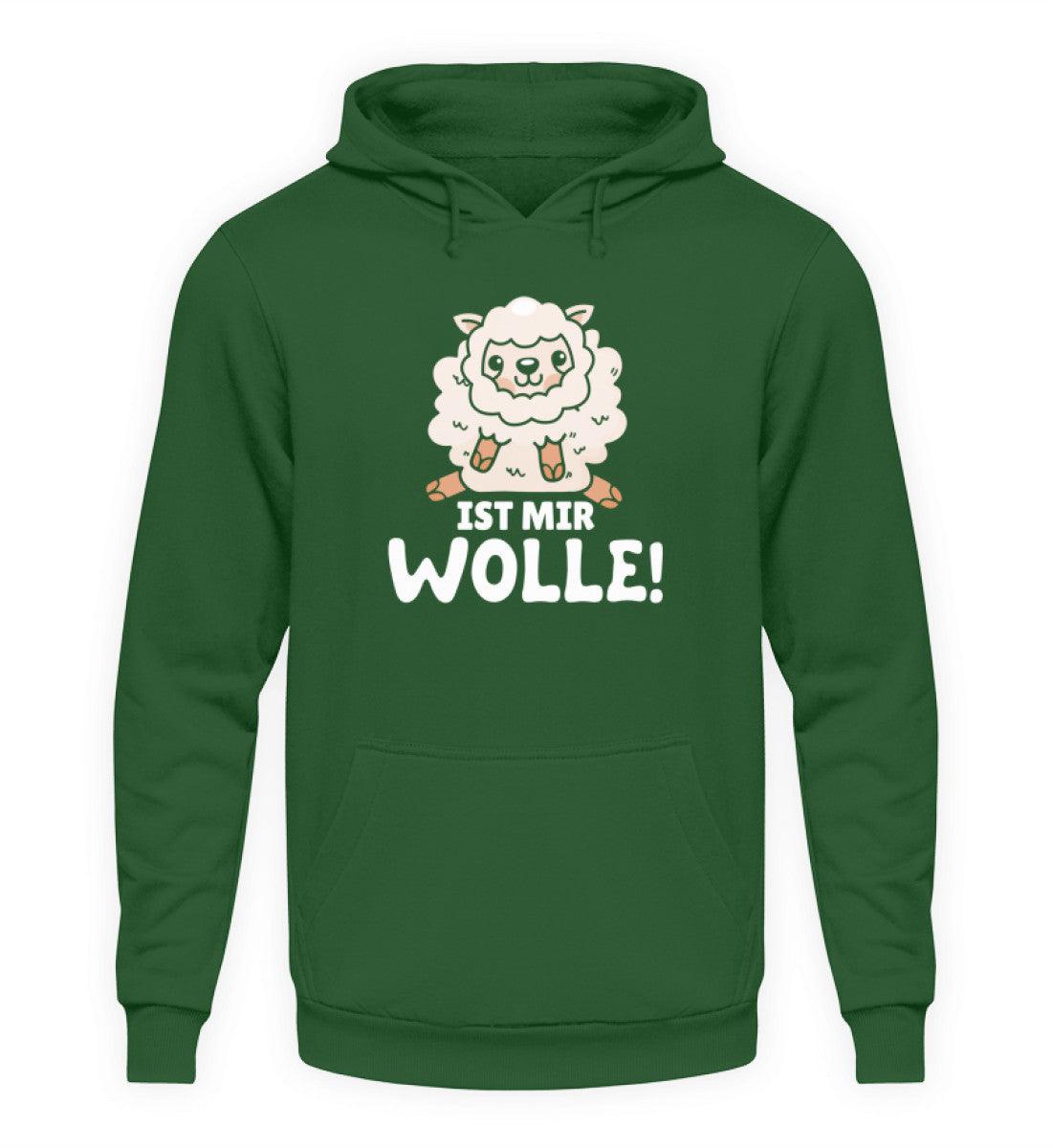 Ist mir Wolle! · Unisex Kapuzenpullover Hoodie-Unisex Hoodie-Bottle Green-S-Agrarstarz
