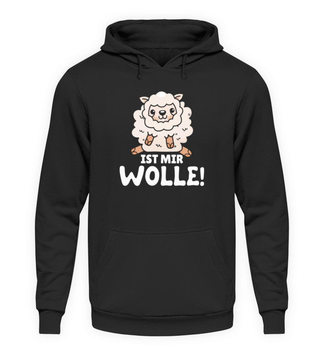 Ist mir Wolle! · Unisex Kapuzenpullover Hoodie-Unisex Hoodie-Deep Black-S-Agrarstarz