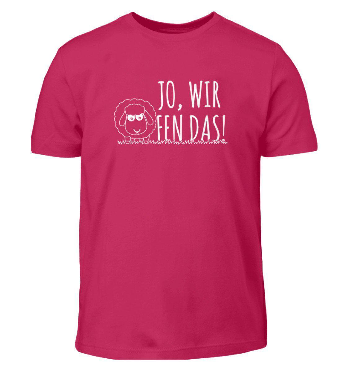 Jo wir schaffen das Schaf - Kinder T-Shirt-Kinder T-Shirt-Sorbet-12/14 (152/164)-Agrarstarz