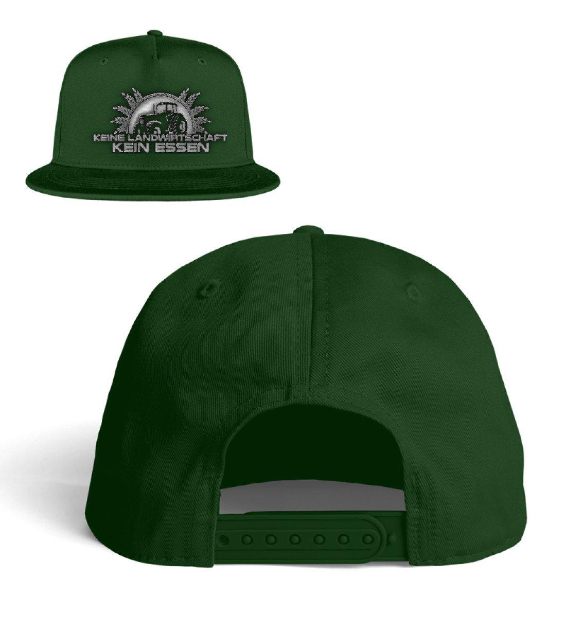 Keine Landwirtschaft kein Essen · Bestickte Snapback Mütze-Snapback mit Stick-Dark Green-Einheitsgröße-Agrarstarz