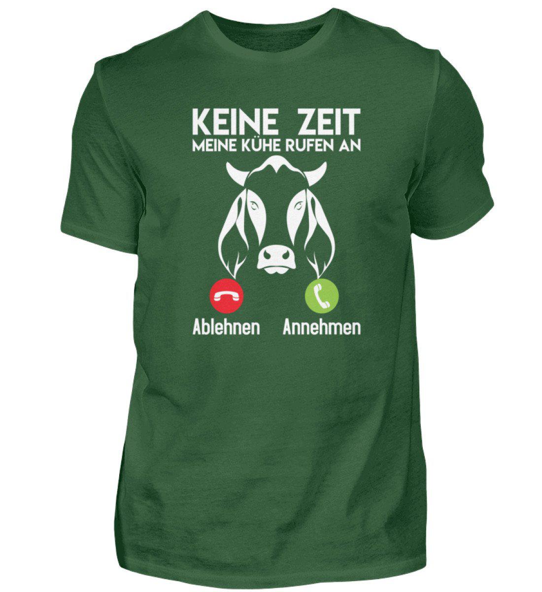 Keine Zeit Kühe rufen an · Herren T-Shirt-Herren Basic T-Shirt-Bottle Green-S-Agrarstarz