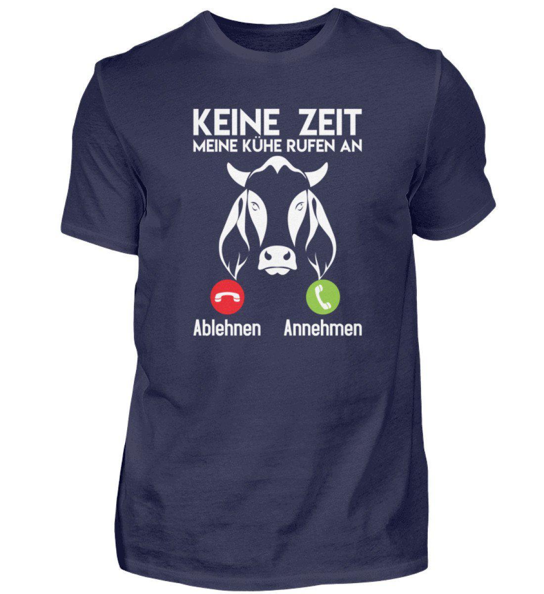 Keine Zeit Kühe rufen an · Herren T-Shirt-Herren Basic T-Shirt-Navy-S-Agrarstarz