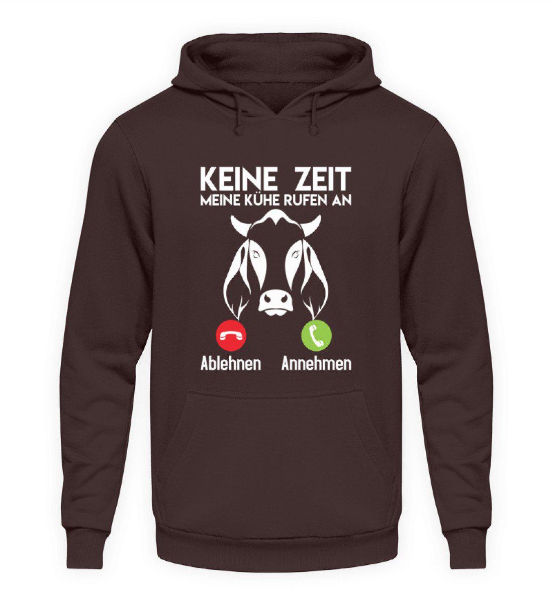 Keine Zeit Kühe rufen an · Unisex Kapuzenpullover Hoodie-Unisex Hoodie-Hot Chocolate-S-Agrarstarz