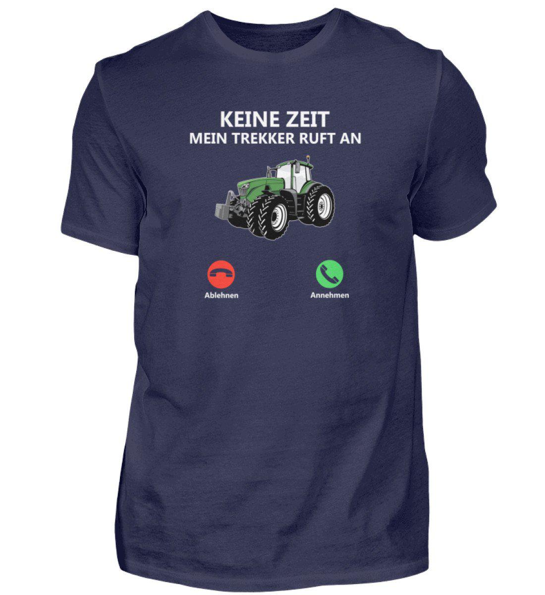 Keine Zeit Trekker ruft an · Herren T-Shirt-Herren Basic T-Shirt-Navy-S-Agrarstarz