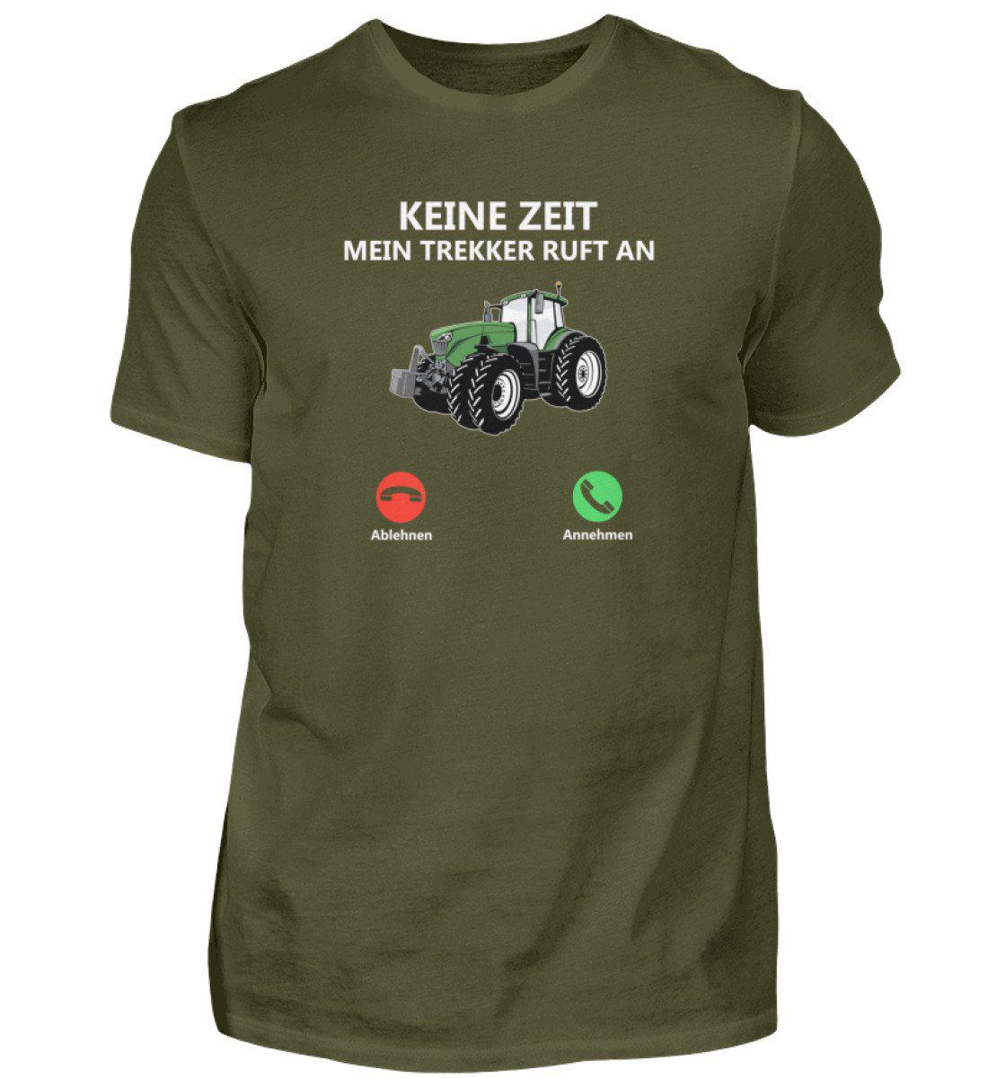 Keine Zeit Trekker ruft an · Herren T-Shirt-Herren Basic T-Shirt-Urban Khaki-S-Agrarstarz