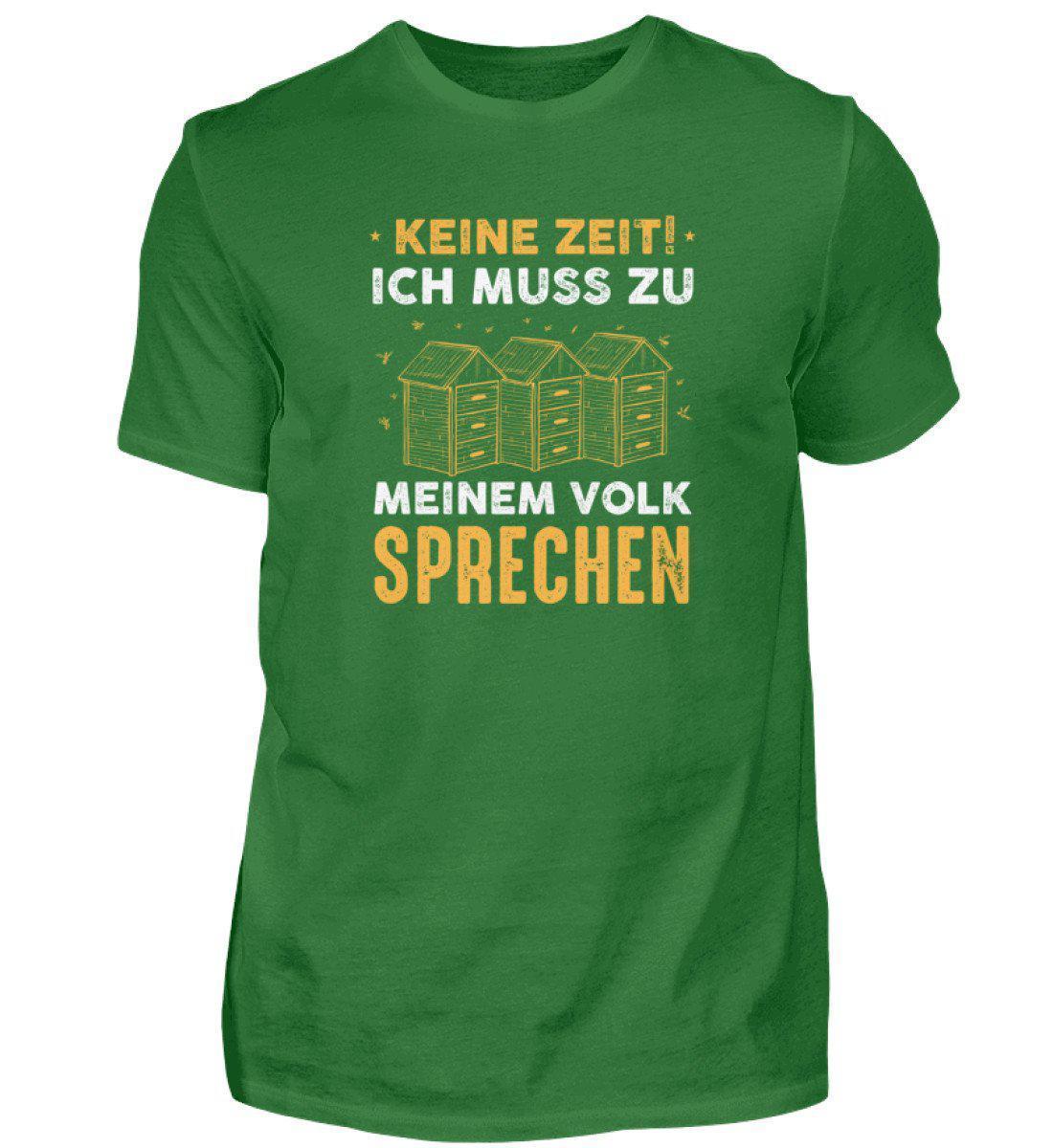 Keine Zeit Volk sprechen · Herren T-Shirt-Herren Basic T-Shirt-Kelly Green-S-Agrarstarz