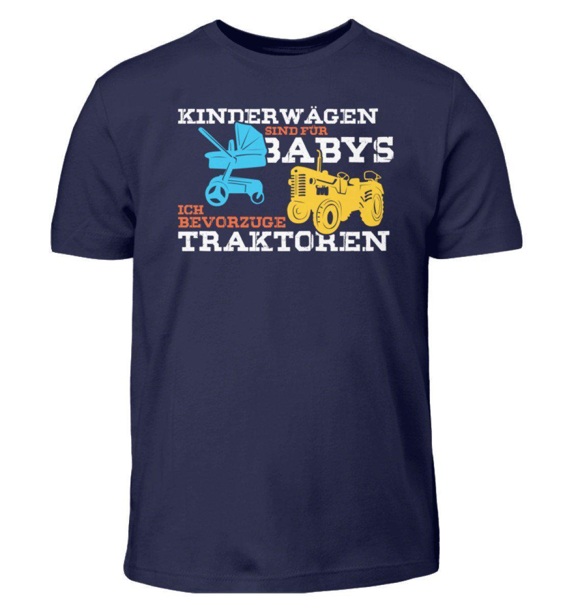 Kinderwägen sind für Babys · Kinder T-Shirt-Kinder T-Shirt-Navy-3/4 (98/104)-Agrarstarz