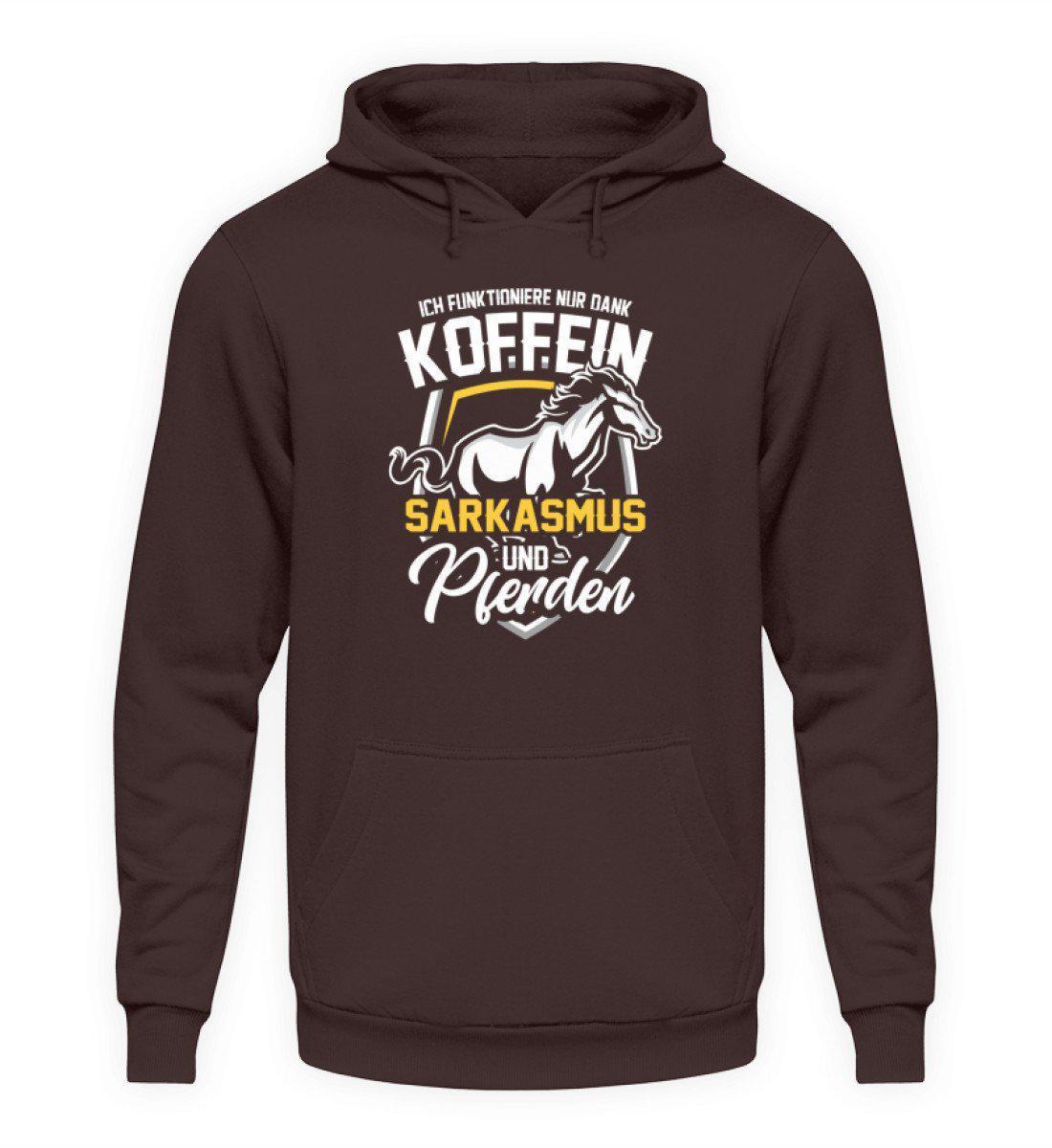 Koffein Sarkasmus Pferde · Unisex Kapuzenpullover Hoodie-Unisex Hoodie-Hot Chocolate-S-Agrarstarz