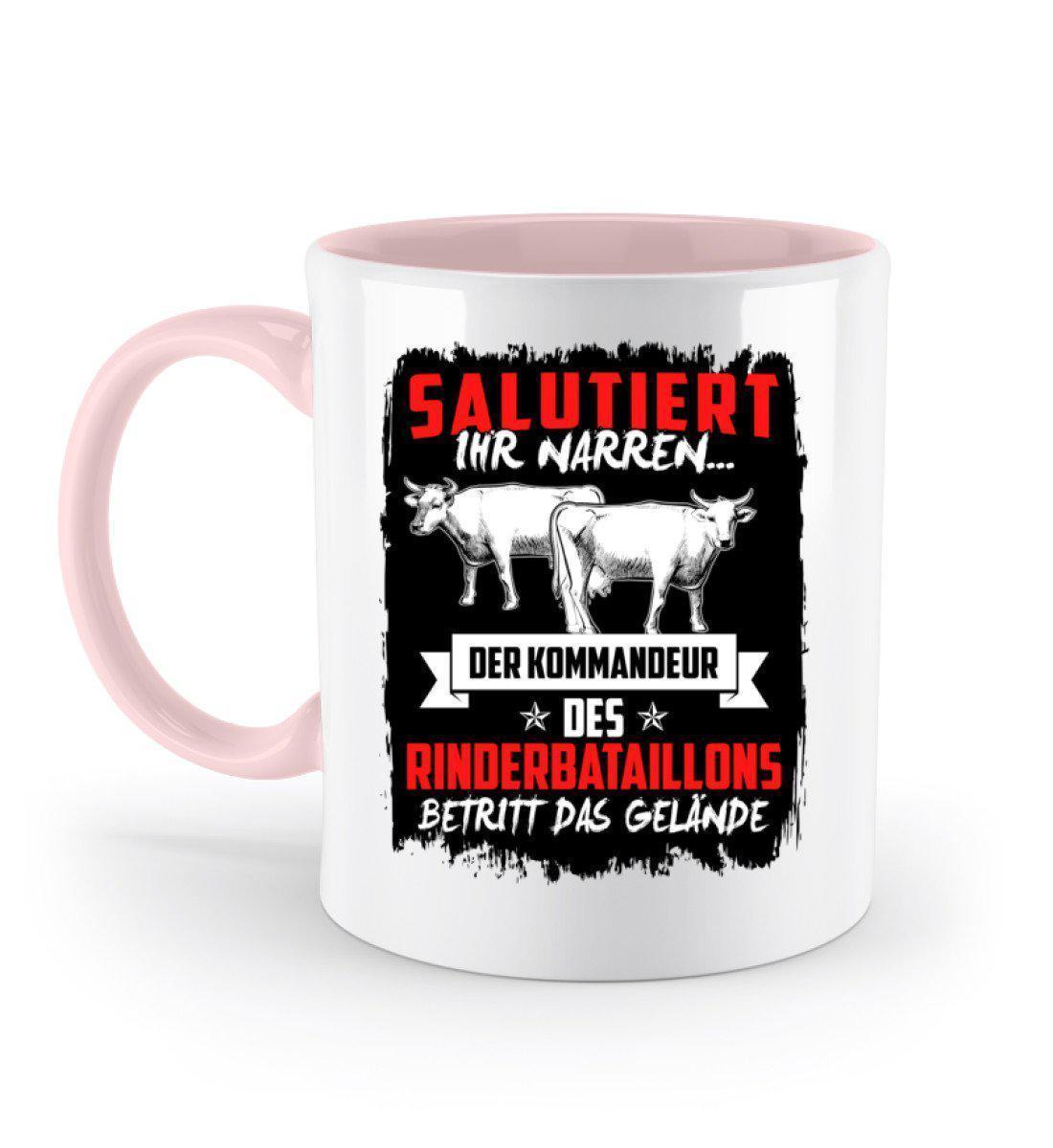 Kommandeur Rinderbataillon · Keramik Tasse zweifarbig-Keramik Tasse Zweifarbig-Powder Pink-330ml-Agrarstarz