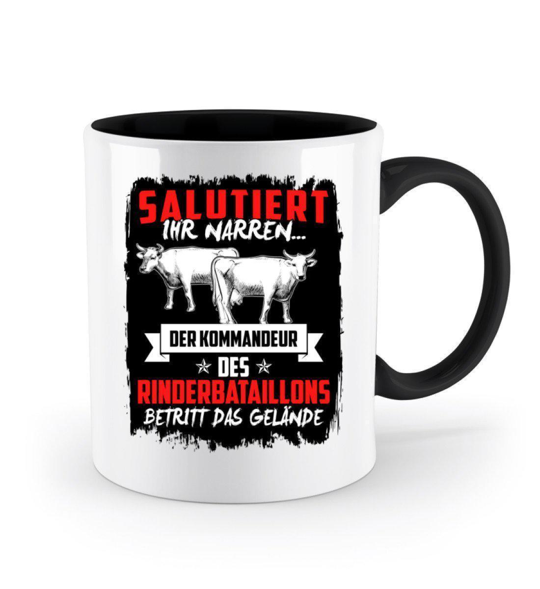 Kommandeur Rinderbataillon · Keramik Tasse zweifarbig-Keramik Tasse Zweifarbig-Agrarstarz