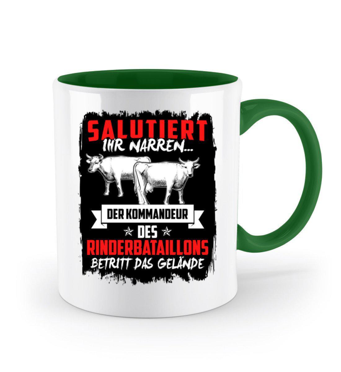 Kommandeur Rinderbataillon · Keramik Tasse zweifarbig-Keramik Tasse Zweifarbig-Agrarstarz