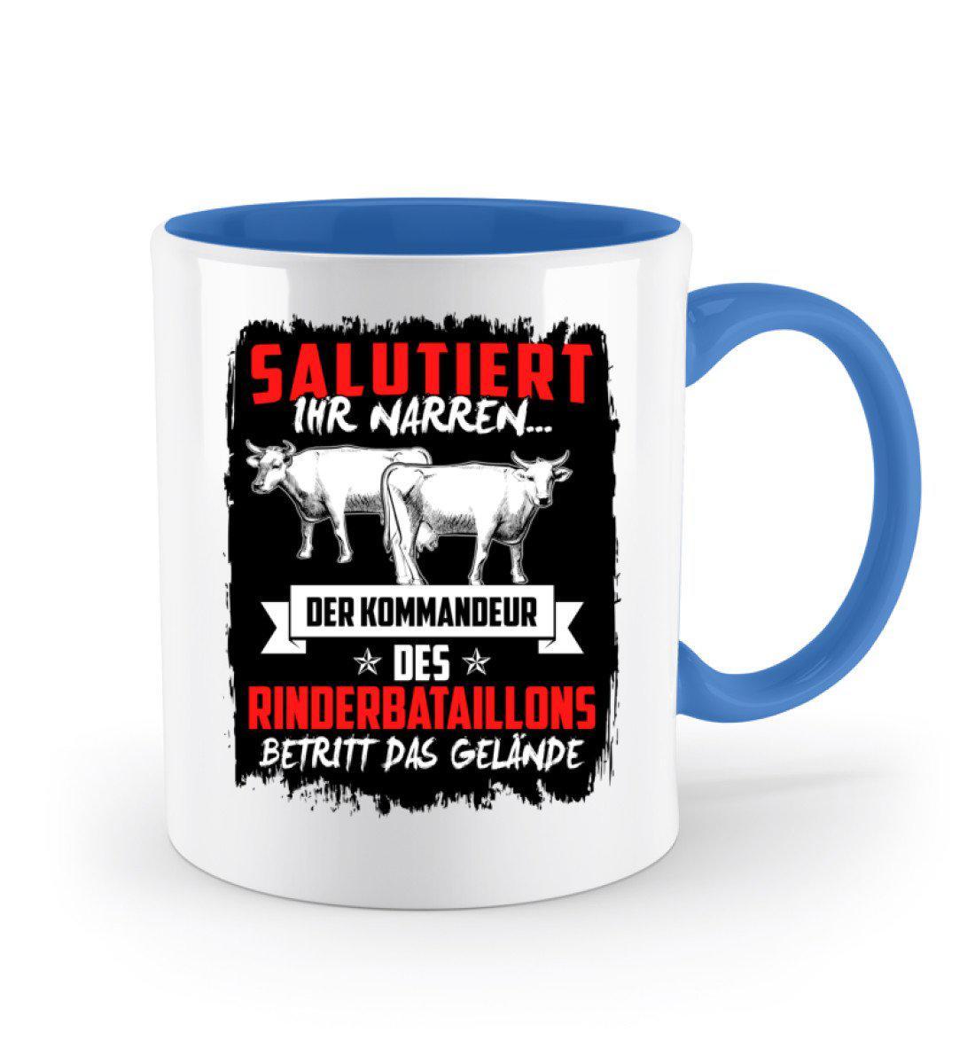 Kommandeur Rinderbataillon · Keramik Tasse zweifarbig-Keramik Tasse Zweifarbig-Agrarstarz