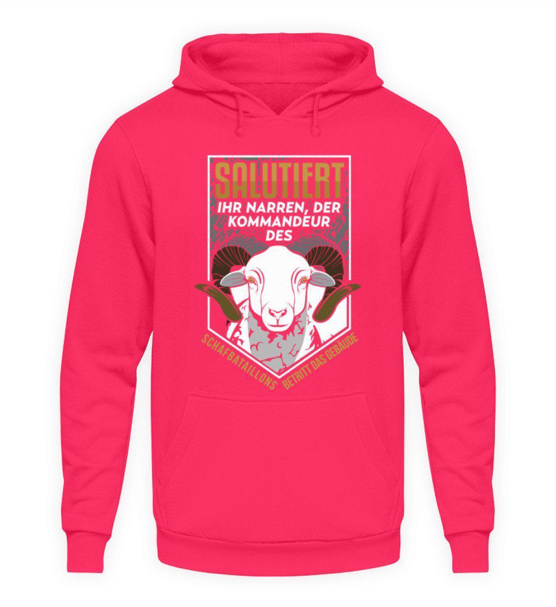 Kommandeur Schafbataillon · Unisex Kapuzenpullover Hoodie-Unisex Hoodie-Hot Pink-L-Agrarstarz
