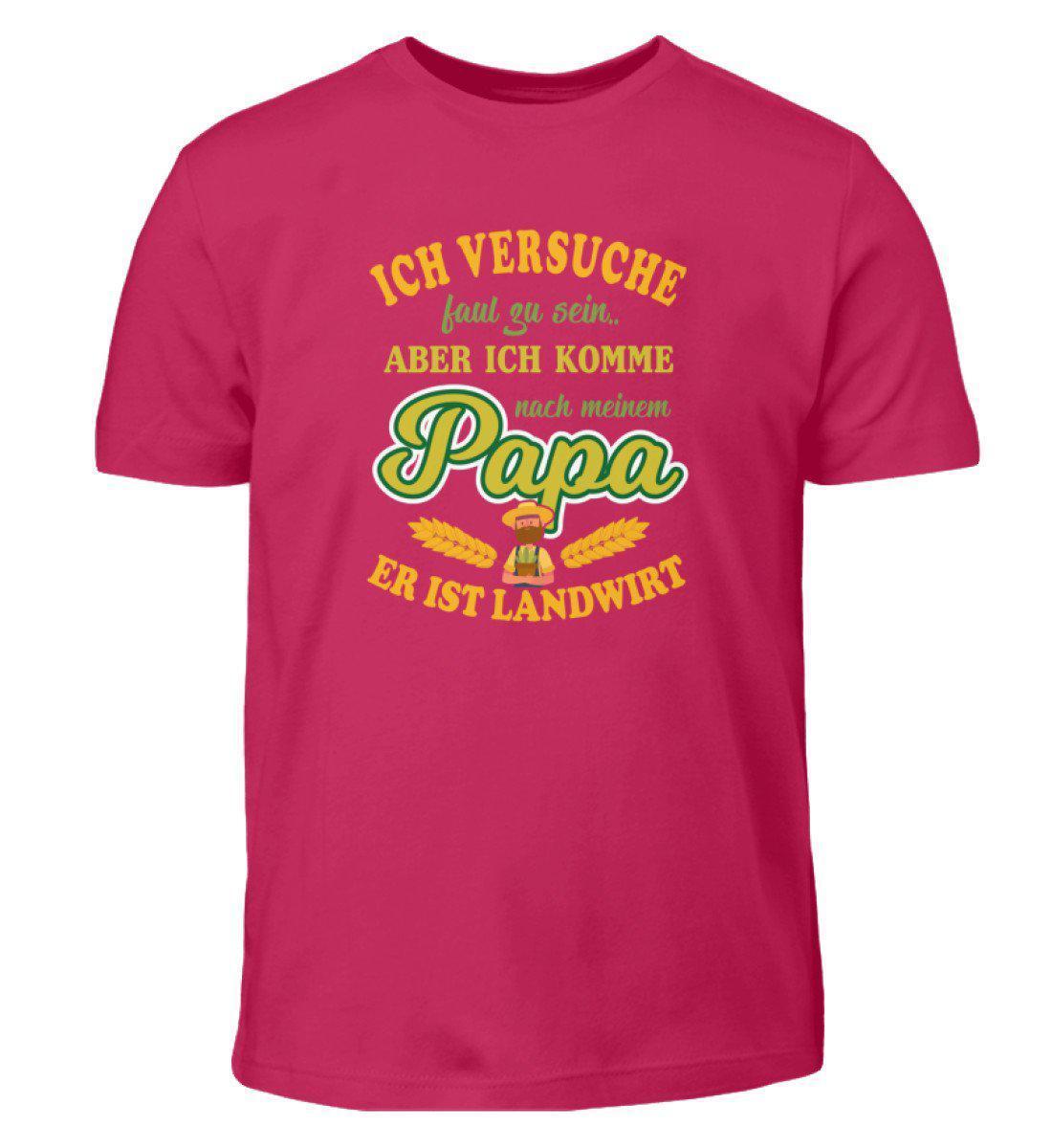 Komme nach Papa Landwirt · Kinder T-Shirt-Kinder T-Shirt-Sorbet-12/14 (152/164)-Agrarstarz