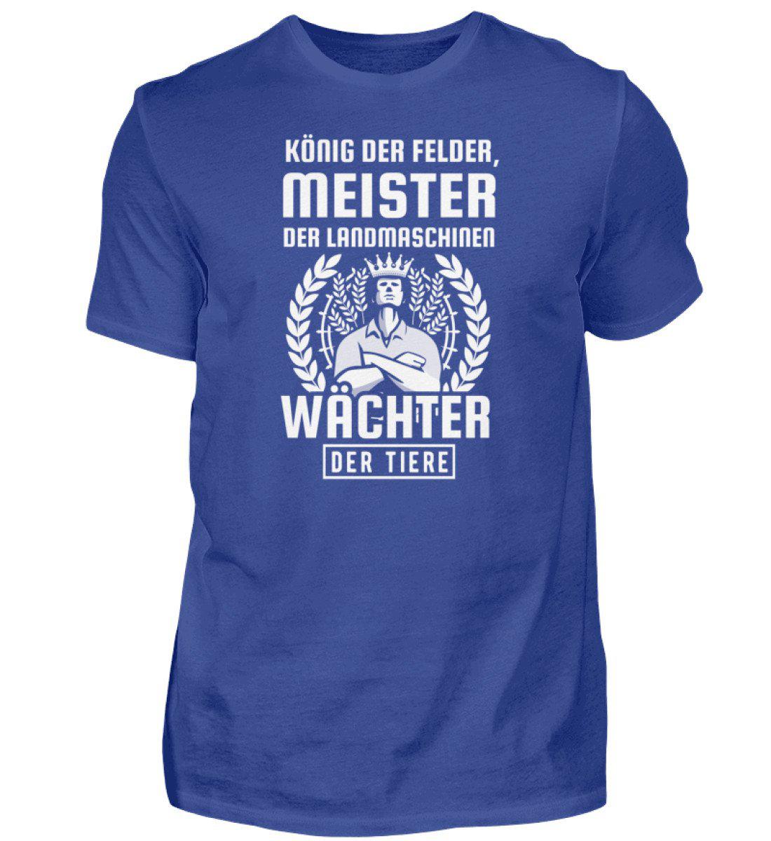 König der Felder · Herren T-Shirt-Herren Basic T-Shirt-Royal Blue-S-Agrarstarz