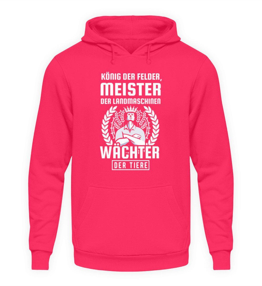 König der Felder · Unisex Kapuzenpullover Hoodie-Unisex Hoodie-Hot Pink-L-Agrarstarz