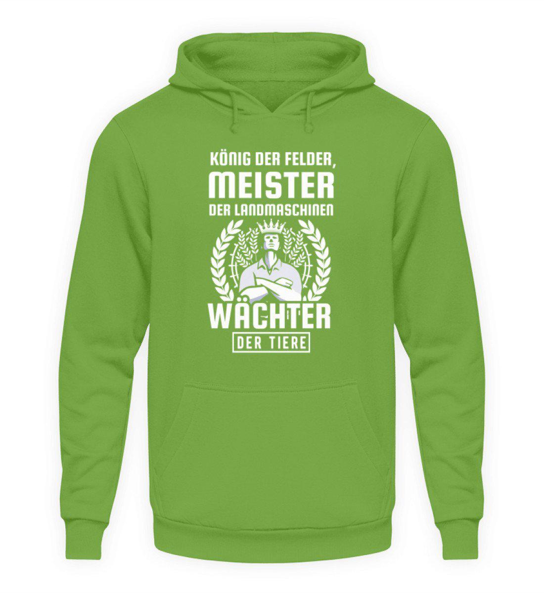 König der Felder · Unisex Kapuzenpullover Hoodie-Unisex Hoodie-LimeGreen-L-Agrarstarz