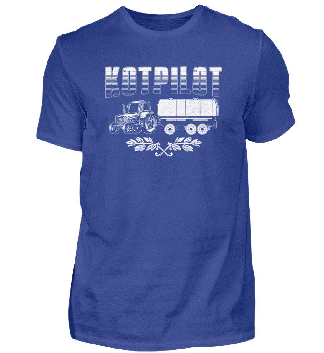 Kotpilot · Herren T-Shirt-Herren Basic T-Shirt-Royal Blue-S-Agrarstarz