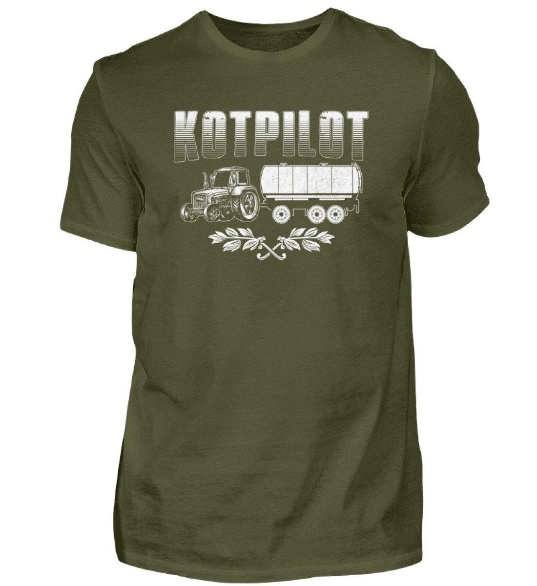 Kotpilot · Herren T-Shirt-Herren Basic T-Shirt-Urban Khaki-S-Agrarstarz